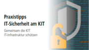 Bild mit Aufschrift Praxistipps IT-Sicherheit